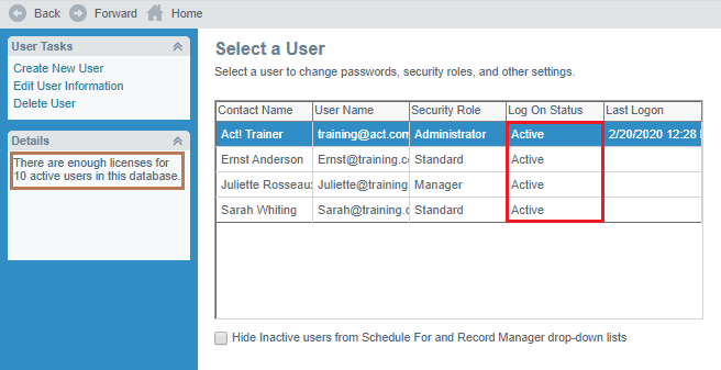 Error An Administrator Of The Database Has Modified The Password 