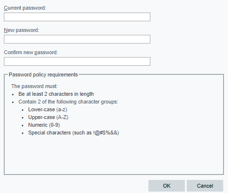 Error: An administrator of the database has modified the password ...