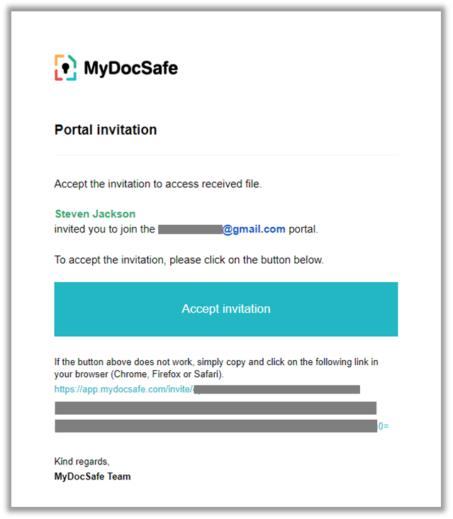 How to work with MyDocSafe Client Portals