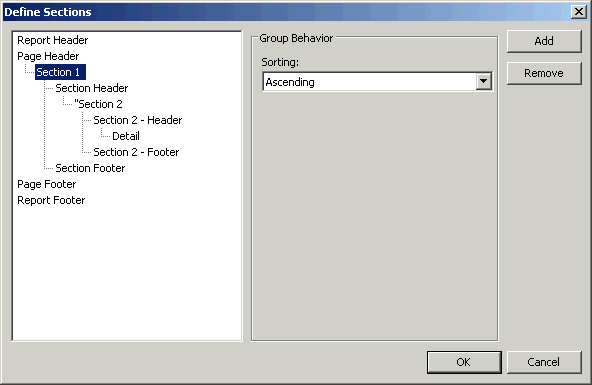 How to Change the Sort Order in an Existing Report