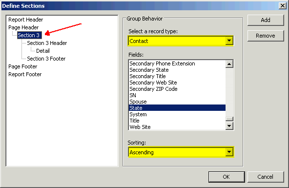 How to Change the Sort Order in an Existing Report