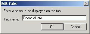 How To Create and Modify Tabs