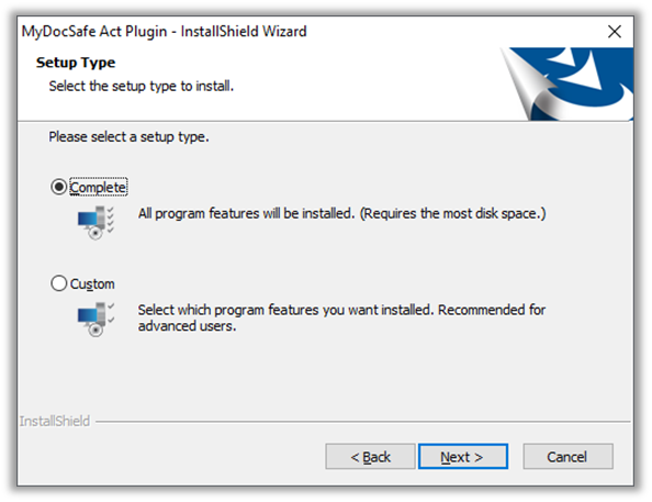 Installing the MyDocSafe Plugin