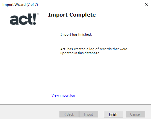 How To Import or Export Contact Data From an Existing Act! Database ...