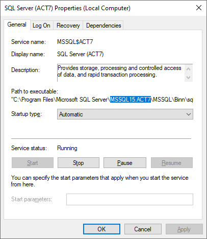 How Can I Tell Which Version of Microsoft SQL Server I am Using with Act!?