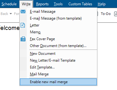 How to Use the New Mail Merge Feature in v27 and Above