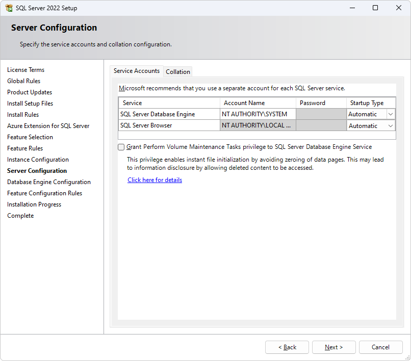 Comment manuellement créer l'instance ACT7 de Microsoft SQL Server 2022 ...